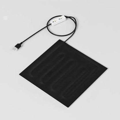 Baoblaze Reptile Heating Pad Terrarium Heating Mat with Temperature Control USB Heat Pad Warming Cushion for Bearded Dragon Bird Snake, 22cmx22cm
