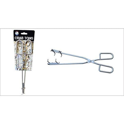 Crab Tongs, Crab Tongs for Live crab, Stainless Steel Material, Keep from biting by crab, Heavy Duty, no Rust, Easy to Use.