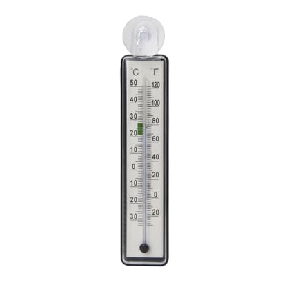 Fish Tank Thermometer, Submersible Digital, Dual Scale, Easy Read, Waterproof, Floating, with Suction Cup, for Reptile Terrarium Turtle Tank
