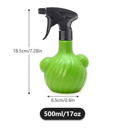 Plant Mister Spray Bottle，Spray Bottle for Indoor and Gardens, Continuous Water Mist Sprayer for Plants, Flowers, Cleaning (green 500ml/17oz) - color: green 500ml/17oz