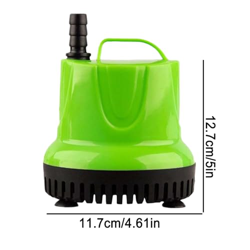 Aquarium Submersible Pump | Fish Tank Water Pump,Silent Circulation Filter Device Suction Cup for Drainage Pond Terrarium Outdoor Sump Pool Irrigation