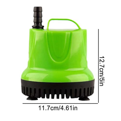 Aquarium Submersible Pump | Fish Tank Water Pump,Silent Circulation Filter Device Suction Cup for Drainage Pond Terrarium Outdoor Sump Pool Irrigation