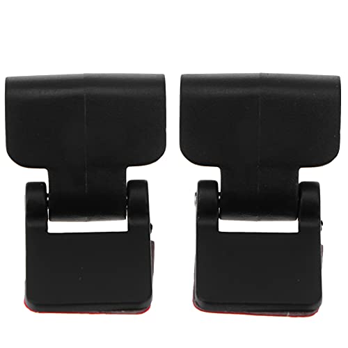 4pcs Reptile Terrarium Cover Clip Tropical Amphibians Tank Buckle - Escape Cages Door Hinge Latch for Bearded Dragons Lizards Geckos Snake Hermit Crab Black