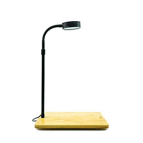 Height Adjustable Full Spectrum Nano LED Light, fits Nano Tanks, Wabi kusa, Potted Plants, Betta Tanks