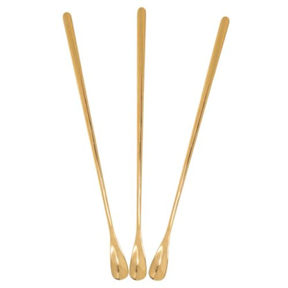 Mikikit 3Pcs Reptile Food Feeding Tool Spoon for Gecko Lizard for Wet Food Mixing Stirring Durable Pet Supply for Easy Feeding