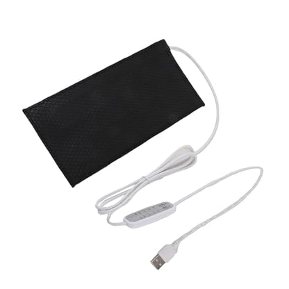 Reptile Heating Pad DC 5V Under Tank Terrarium with Temperature Control USB Power Safety 4 Gear Adjustment Reptile Heat Mat for Turtle Tortoise Snakes Lizard Gecko (20x25cm) - size: 20x25cm