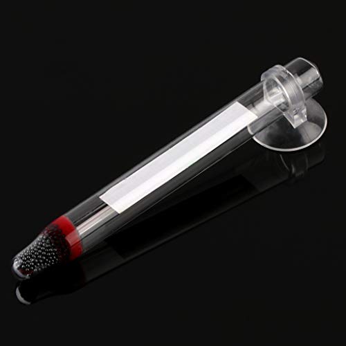 10 Pieces Aquarium Floating Thermometer Fish for Tank Thermometers Easy to Read No Messy Wires Suck Inside of Terrarium Aquarium Fish Tank Digital Scale Stick on Thermostat Thermometer Strip Display