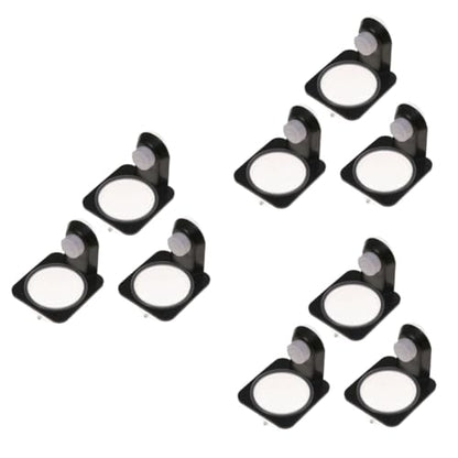 BESPORTBLE 9pcs Reptile Food Bowl Black Suction Cup Style Feeding Dish for Tortoise Lizard and Reptile Water Needs Easy to Clean Durable Design for Tanks and Boxes