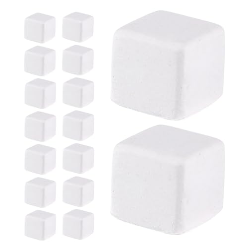 PRETYZOOM 30pcs Reptile and Amphibian Mineral Calcium Block with Microelements for Turtle Tortoise Frog Lizard Chameleon Health and Water Quality Stabilizer