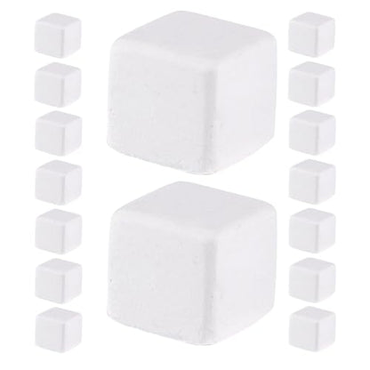 VICASKY 30pcs Reptile Mineral Calcium Block for Tortoise Turtle Lizard Frog Chameleon with Trace Elements Stable Water Quality for Amphibian and Reptile Health