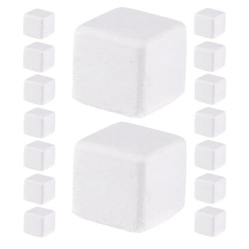 VICASKY 30pcs Reptile Mineral Calcium Block for Tortoise Turtle Lizard Frog Chameleon with Trace Elements Stable Water Quality for Amphibian and Reptile Health