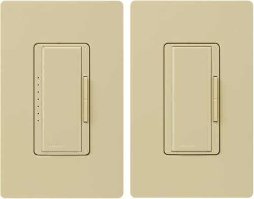 Lutron Maestro Dimmer Switch LED+ Digital Dimmer Kit for Dimmable LED, Halogen, and Incandescent Bulbs, 150-Watt, Multi-Location, MACL-153M-RHW-IV, Ivory - color: Ivory, size: 1 Pack, style: 3-Way Kit