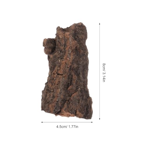 1 Set Reptile Bark Bedding: Natural Cork Bark for Reptiles - 0.57LBs Flat Wood Terrarium Substrate Supplies for Snake Spiders Bearded Dragons Hermit Crabs Geckos