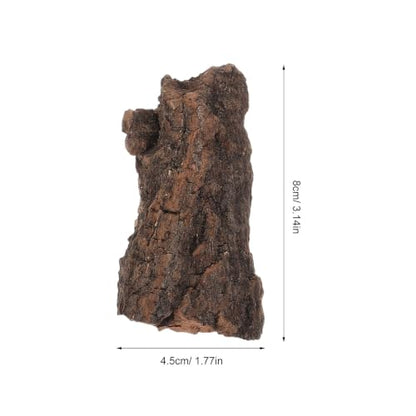 1 Set Reptile Bark Bedding: Natural Cork Bark for Reptiles - 0.57LBs Flat Wood Terrarium Substrate Supplies for Snake Spiders Bearded Dragons Hermit Crabs Geckos