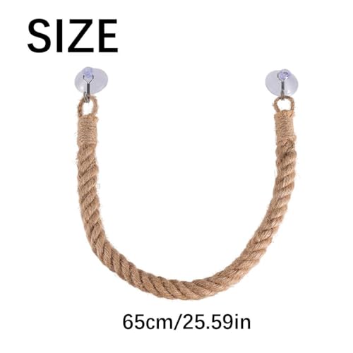 1 Pack 25.6" Hermit Crab Climbing Toys Hanging Hermit Crab Rope Ladder Reptile Tank Terrarium Accessories Reptile Vines Toys Habitat Decor for Leopard Gecko Lizards Frog Snake