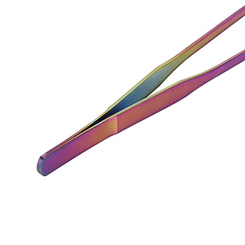 Aquarium Tweezers, Long Tweezers Planted Tongs Feeding Tools 27cm Stainless Steel Long Tweezer Feeding Tongs for Aquatic Plants, Reptile, Snakes, Lizards, Feeder (27cm - size: 27cm straight clip