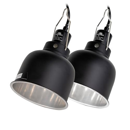 Reptile Dimming Thermostat with 2 pack Dome Lamp Fixture