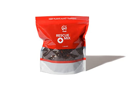 Noot Rooting Rescue Mix - 1 Quart - Coconut Chips Fibers Coco Coir Coarse Perlite - Root Rot Treatment - Rapid Roots for Propagation - Pre-Soaked & Ready to Use - size: Noot Rooting Rescue Mix