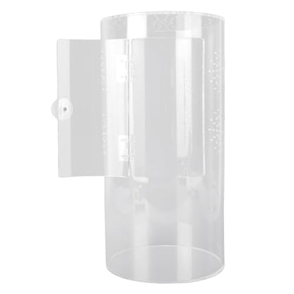 Tall Arboreal Tarantula Enclosure, 6x6x12in Acrylic Reptile Terrarium with Front Opening Door for Jumping Spiders Lizards Snails, 360 Visibility Vertical Climbing