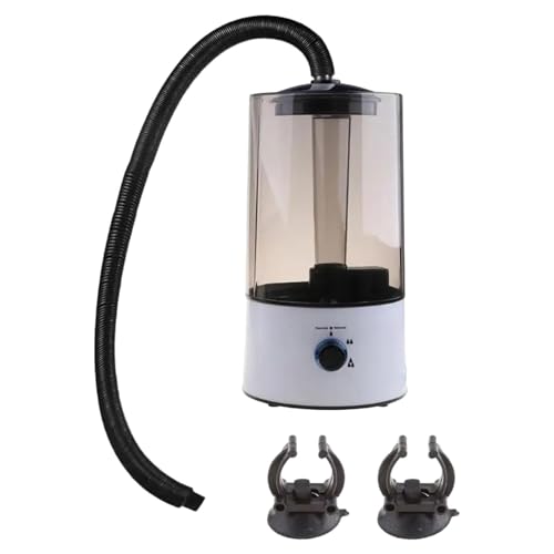 4L Reptile Humidifier Terrarium Misting System with Telescopic Hose, Quiet Knob Control for Turtle Chameleon Tortoise Enclosure