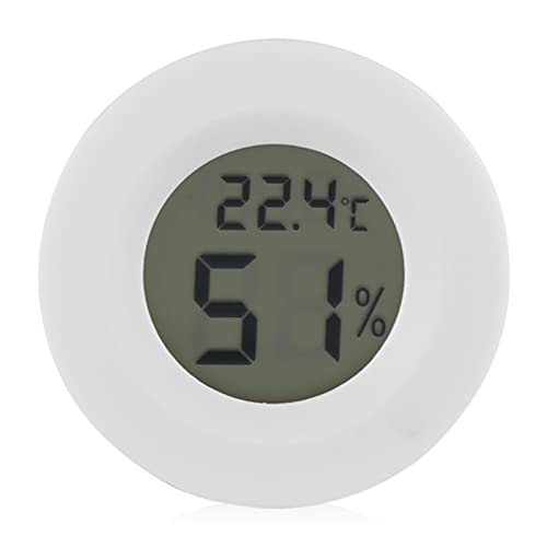 GOWENIC Digital LCD Temperature Humidity Meter, Thermometer Hygrometer, Reptile Pet Gauge with Probe, Digital Hygrometer for Terrarium