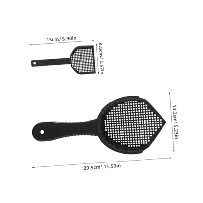 Toddmomy 2pcs Cat Litter Scoop Set Ergonomic Handle for Sifting Design for Cat Litter Box Reptile Terrarium Durable Plastic Efficient Waste Removal