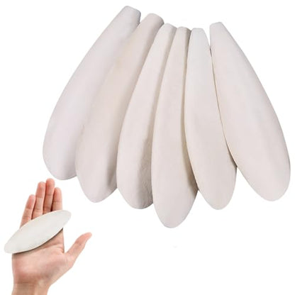 6 Pcs Natural Cuttlebone for Birds Parakeets Pure Cuttlebone Calcium Stone for Parakeets Canaries Cockatiels Tortoise Turtles Cockatiel 11-11.5cm /4.3-4.5”