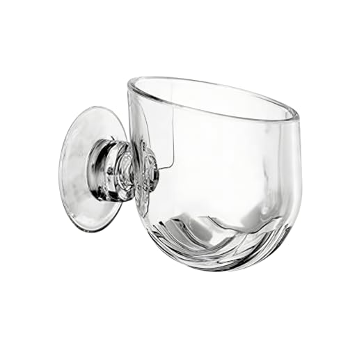 Acrylic Aquarium Plant Holder, Clear Suction Cup Holder, Aquatic Plant Pot for Hydroponics, Container, Acrylic with Suction, Indoor Gardening Accessory for Terrarium Pond - size: Small