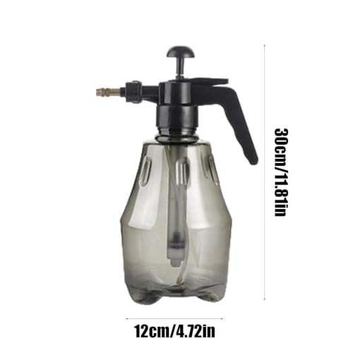 Pressure Sprayer - Garden Mist Bottle, Plant Spray Pot | Small Watering Can Sprayer, Adjustable Nozzle Indoor Flower Mister, Succulent Herb Feeder, Refillable Hand Pump for Home Gardening