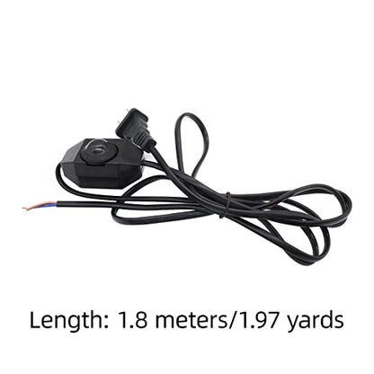 BokWin 2 Pcs Lamp Dimmer Switch with Cord,Rotary Dimmer Switch,Dimmer Cord Switch for Incandescent Bulbs lamp Dimmable LED Lights