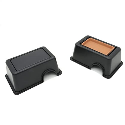 2 Pcs Small Reptile Hide Box Humidifier Caves Water Supply Hideout with Sink Basin for Lizards,Gecko, Snake - size: 2 pcs