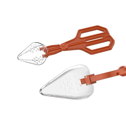 Reptiles Safe Feeding Tongs Clear Creature Catcher for Gentle Handling Ergonomic Grip Easy Maintenances Tool Creature Captures Tool - color: Black, size: C