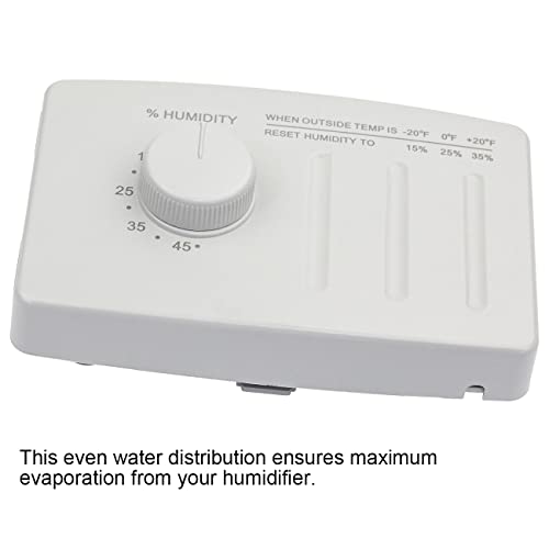 4655 Manual Digital Control Humidistat Will Close The Control Switch for Whole Home Humidifier, Manual Water Saver Furnace Humidifier, Large Capacity