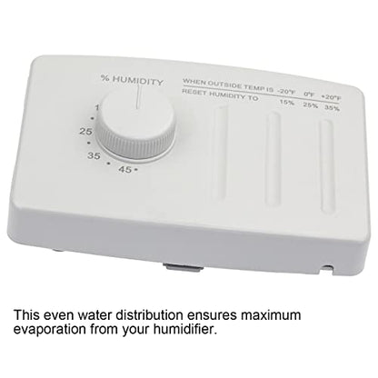 4655 Manual Digital Control Humidistat Will Close The Control Switch for Whole Home Humidifier, Manual Water Saver Furnace Humidifier, Large Capacity