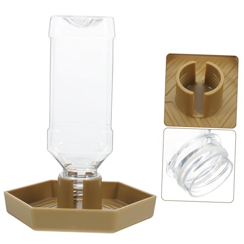 Reptile Automatic Water Dispenser for Tortoise and Lizard Compact Hydration Bowl with Reservoir Effortless Maintenance Feeding Dish Space Saving Pet Accessory for Reptile Tanks