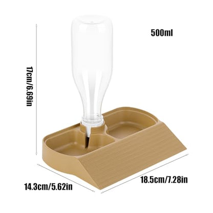Reptile Water Dispenser – Automatic Feeder | 2-in-1 Large Capacity Water & Food Dish For Lizards, Turtles, Bearded Dragons, Keeps Reptiles Hydrated And Fed, Perfect For Terrariums, Indoor Pets & Repti - color: A