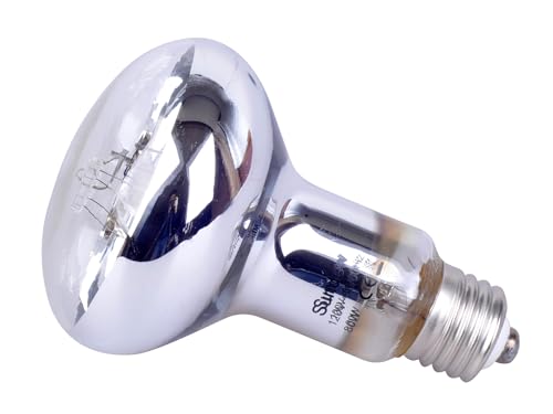 Sundew Mercury Vapor UVB Reptile Lamp 80W, 120V E26 – Clear Glass High-Intensity UVB (Clear) - color: Clear