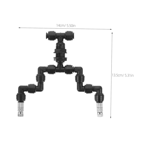 Outanaya Misting Nozzle for Reptiles and Plants High-grade Easy Installation for Terrariums Moss and Humidification - size: 14.00X13.50X2.00CM