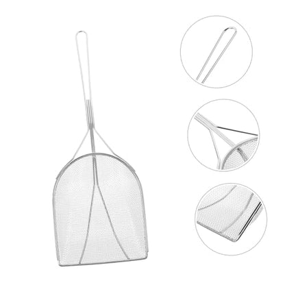 VICASKY Stainless Steel Reptile Sand Shovel Fine Mesh Filtering Scoop for Turtles Lizards Snakes and Geckos for Cleaning Substrate and Waste in Terrariums