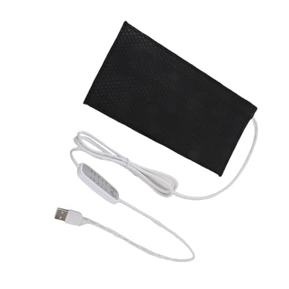 Reptile Heating Pad DC 5V Under Tank Terrarium with Temperature Control USB Power Safety 4 Gear Adjustment Reptile Heat Mat for Turtle Tortoise Snakes Lizard Gecko (25x30cm) - size: 25x30cm