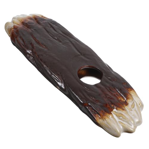 Replaceable Fountain Decor Ceramic Waterfall Part Outdoor Water Features Accessory - color: Brown