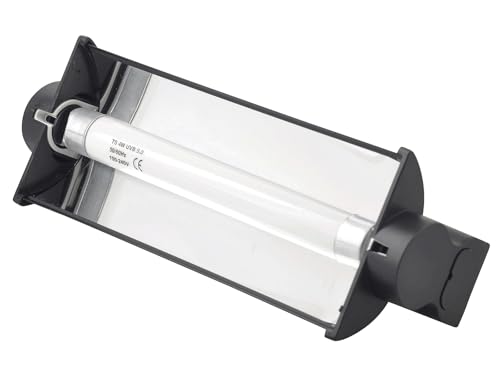 Sundew UVB 5.0 T5 Reptile Lighting Kit, 4W Compact T5 UVB Tube with Fixture, UVB Lighting System for Small Terrariums (4-Watt/6.5 Inches) - size: 4-Watt/6.5 Inches
