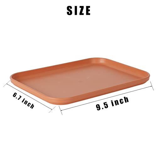 Reptile Large Water Dish, Tortoises Food Bowl - S (9.5 * 6.7 * 0.6) - size: S