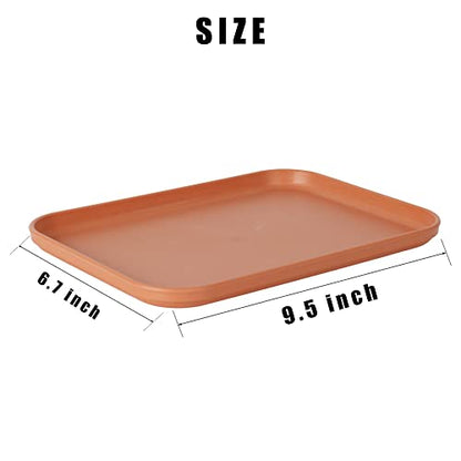 Reptile Large Water Dish, Tortoises Food Bowl - S (9.5 * 6.7 * 0.6) - size: S