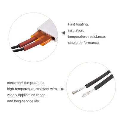 MECCANIXITY PTC Heating Element 12V 2W-15W 70C Consistent Temperature Ceramic Thermostatic for Heating 2pcs - style: 12V