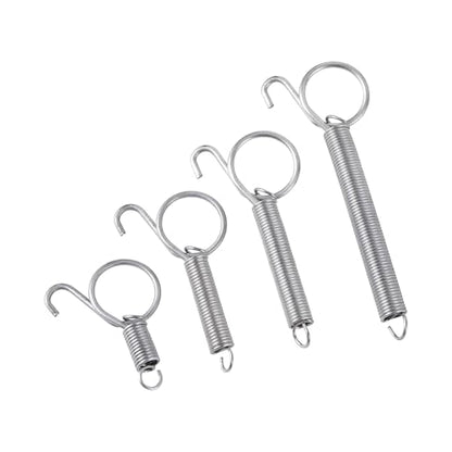 40 PCS Spring Latch Door Cage Metal Finger Hook for Iron Fixing Rabbit Chicken Parrot Guinea Pig Bunny(5cm) - color: 5cm