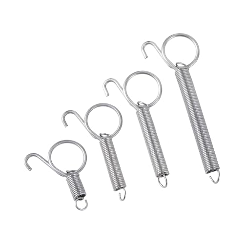 40 PCS Spring Latch Door Cage Metal Finger Hook for Iron Fixing Rabbit Chicken Parrot Guinea Pig Bunny(7cm) - color: 7cm