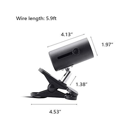 Superdream Reptile Lamp Fixture Holder, Adjustable Stand Socket for Pet Brooder Lizard Turtle Snake Aquarium Habitat Heat Lamps (Black) - color: Black