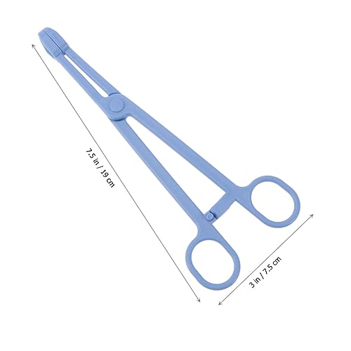 WOONEKY 1pc Plastic Pet Cleaning Grabber Clamp for Reptiles Lizards Birds Material Easy to Use Scissors Design for Safe Waste Removal and