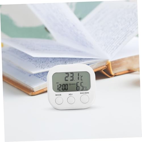 GALPADA Digital Indoor Thermometer Hygrometer for Home Mini Desktop Temperature and Humidity Gauge LCD Display for Reptile Tanks and Greenhouses